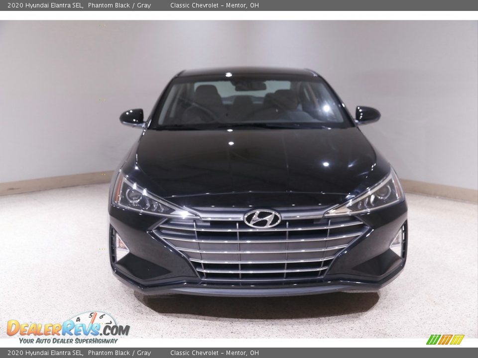 2020 Hyundai Elantra SEL Phantom Black / Gray Photo #2