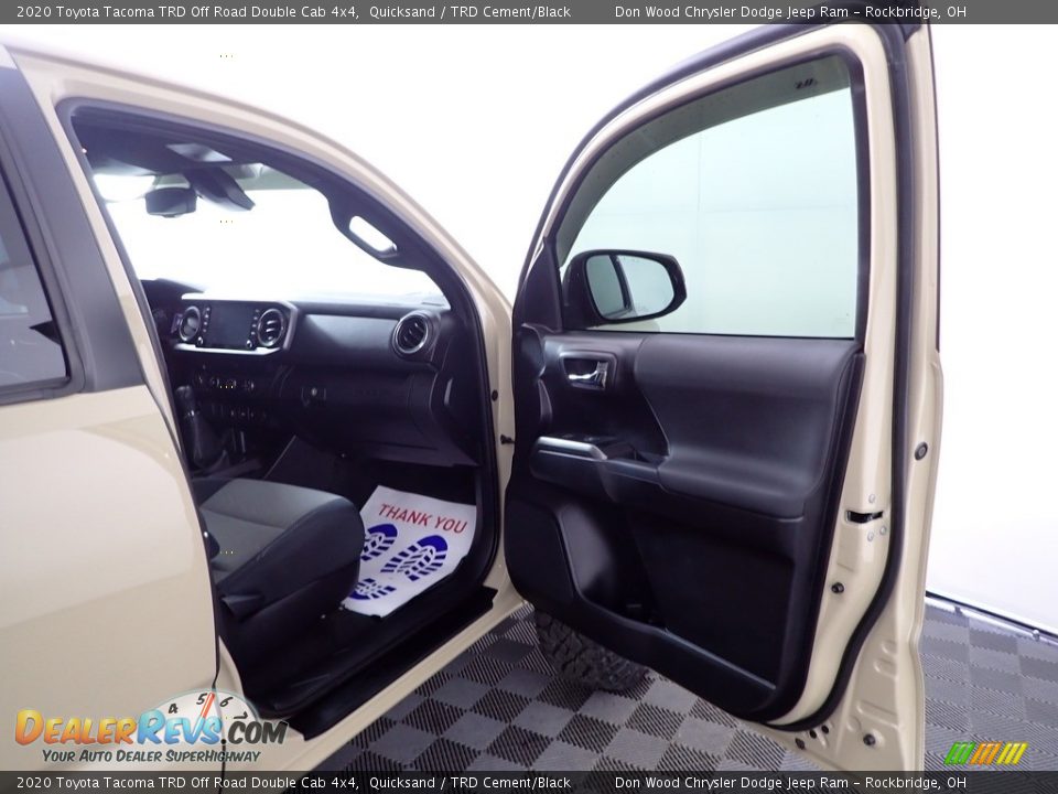 2020 Toyota Tacoma TRD Off Road Double Cab 4x4 Quicksand / TRD Cement/Black Photo #27