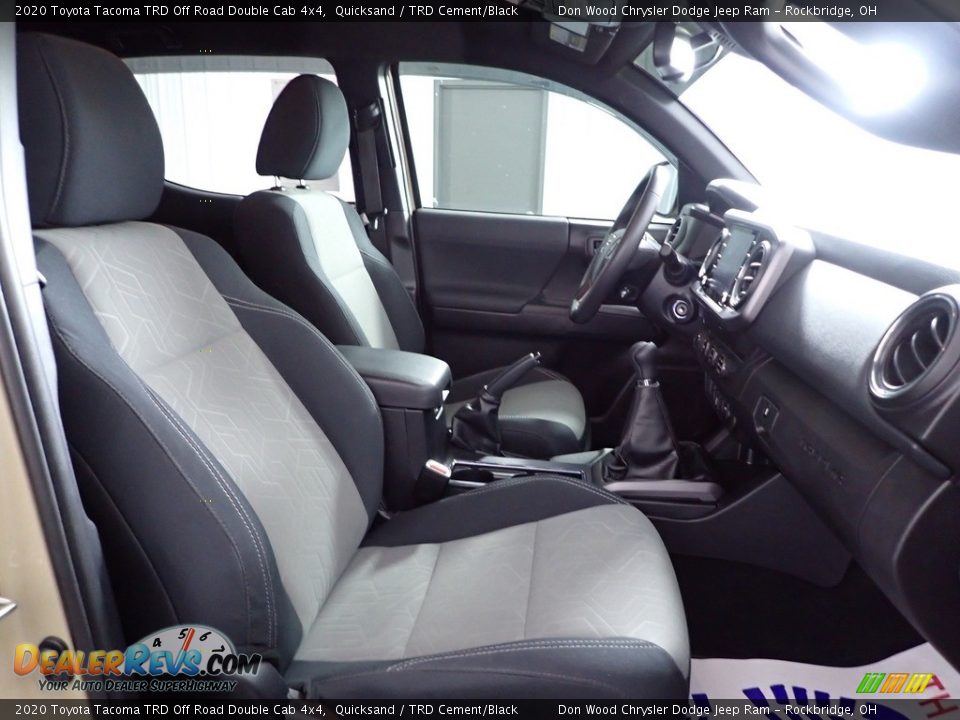 2020 Toyota Tacoma TRD Off Road Double Cab 4x4 Quicksand / TRD Cement/Black Photo #28