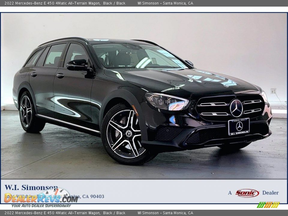 2022 Mercedes-Benz E 450 4Matic All-Terrain Wagon Black / Black Photo #1