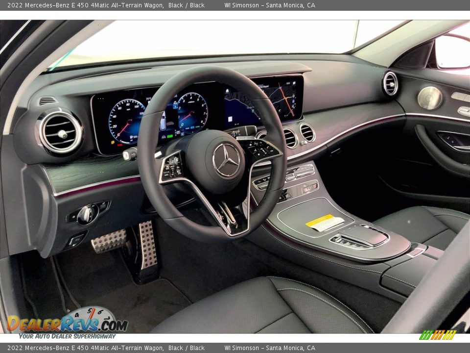 Black Interior - 2022 Mercedes-Benz E 450 4Matic All-Terrain Wagon Photo #4