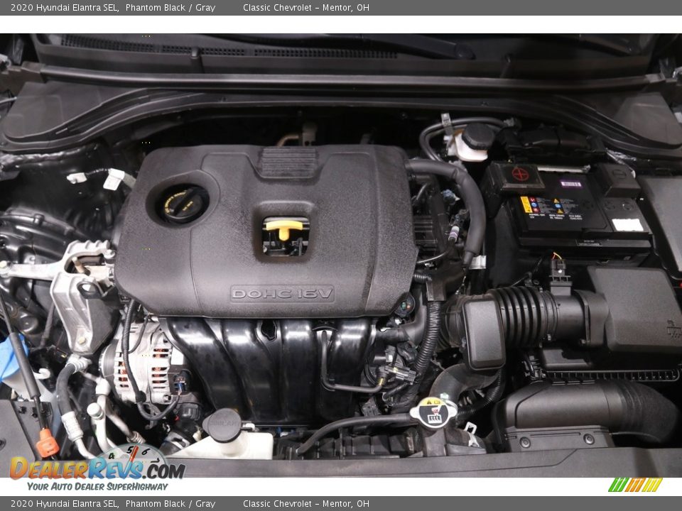 2020 Hyundai Elantra SEL Phantom Black / Gray Photo #18