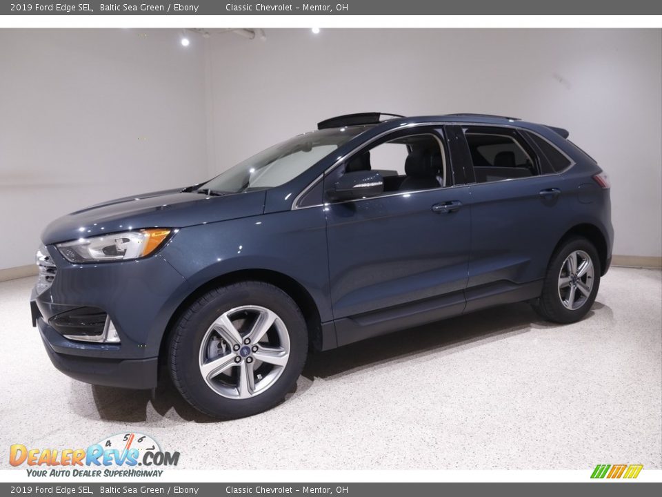 2019 Ford Edge SEL Baltic Sea Green / Ebony Photo #3