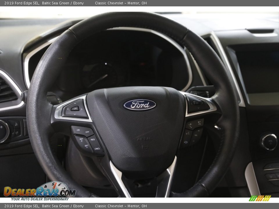 2019 Ford Edge SEL Baltic Sea Green / Ebony Photo #7