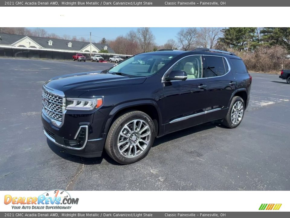 Midnight Blue Metallic 2021 GMC Acadia Denali AWD Photo #4