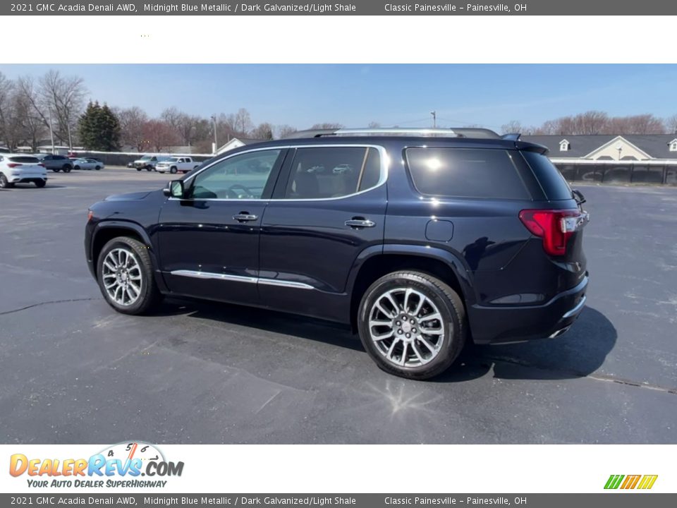 2021 GMC Acadia Denali AWD Midnight Blue Metallic / Dark Galvanized/Light Shale Photo #6