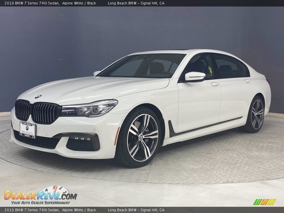 2019 BMW 7 Series 740i Sedan Alpine White / Black Photo #3