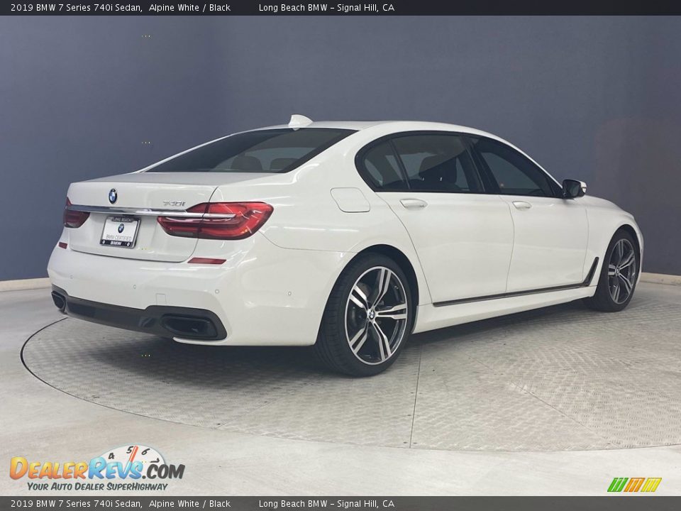 2019 BMW 7 Series 740i Sedan Alpine White / Black Photo #5