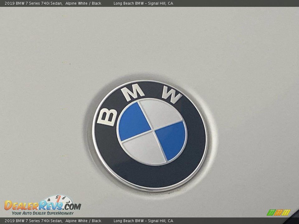 2019 BMW 7 Series 740i Sedan Alpine White / Black Photo #7