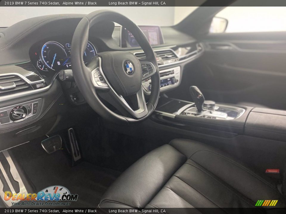 2019 BMW 7 Series 740i Sedan Alpine White / Black Photo #15