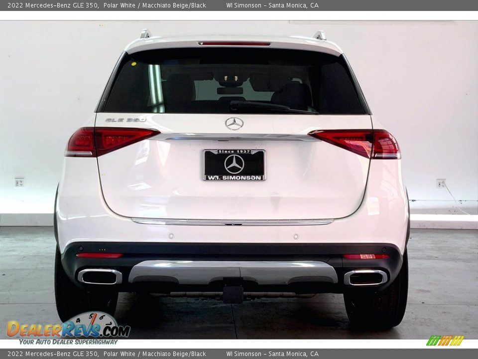 2022 Mercedes-Benz GLE 350 Polar White / Macchiato Beige/Black Photo #3