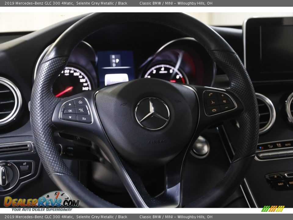 2019 Mercedes-Benz GLC 300 4Matic Selenite Grey Metallic / Black Photo #7