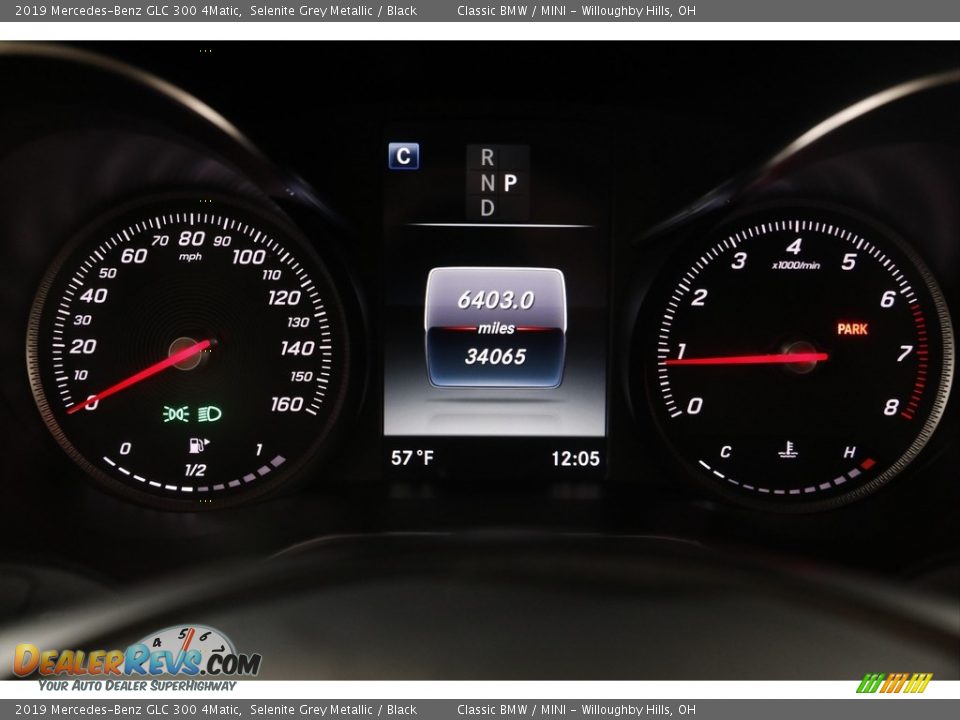 2019 Mercedes-Benz GLC 300 4Matic Selenite Grey Metallic / Black Photo #8