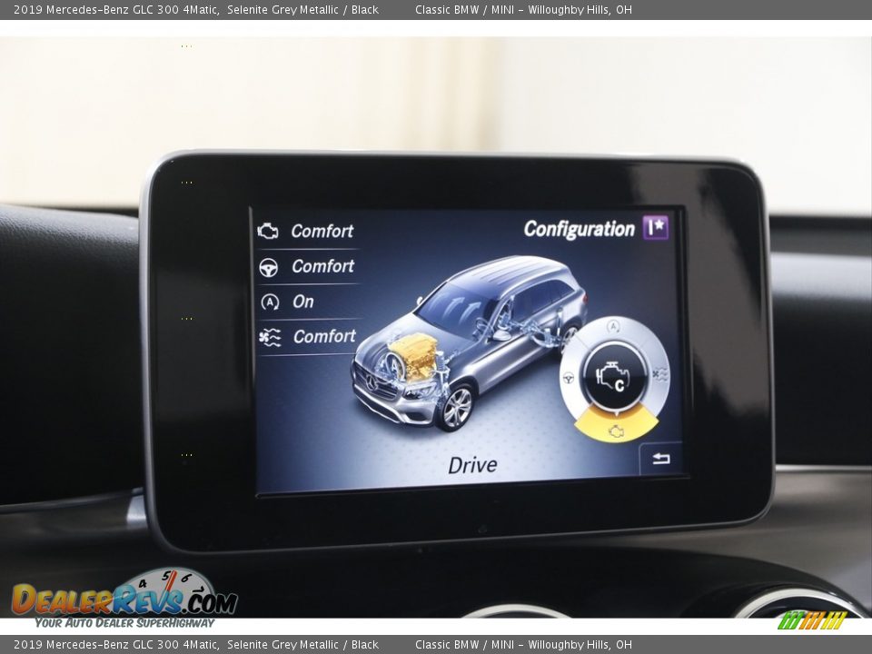 2019 Mercedes-Benz GLC 300 4Matic Selenite Grey Metallic / Black Photo #12