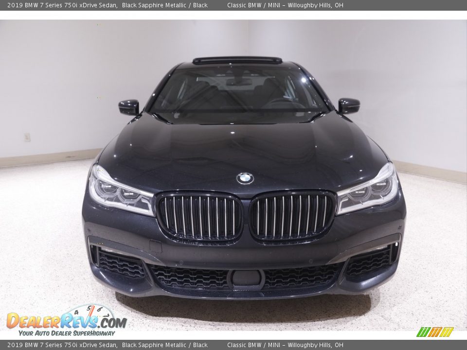 2019 BMW 7 Series 750i xDrive Sedan Black Sapphire Metallic / Black Photo #2