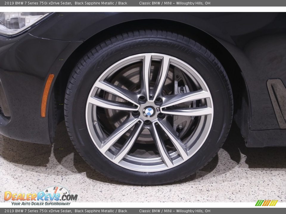2019 BMW 7 Series 750i xDrive Sedan Black Sapphire Metallic / Black Photo #24