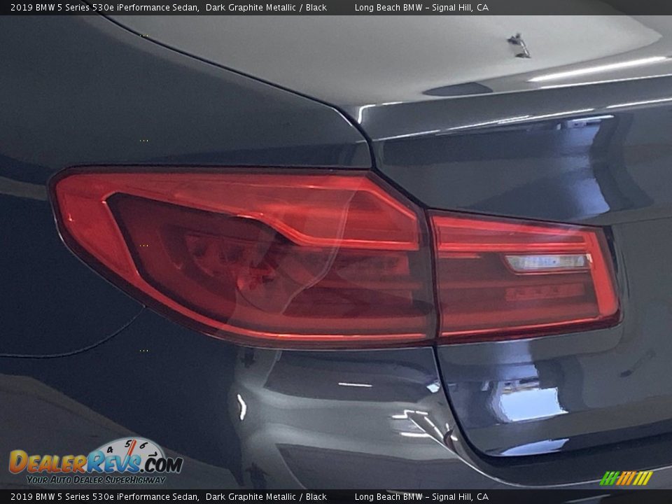2019 BMW 5 Series 530e iPerformance Sedan Dark Graphite Metallic / Black Photo #8