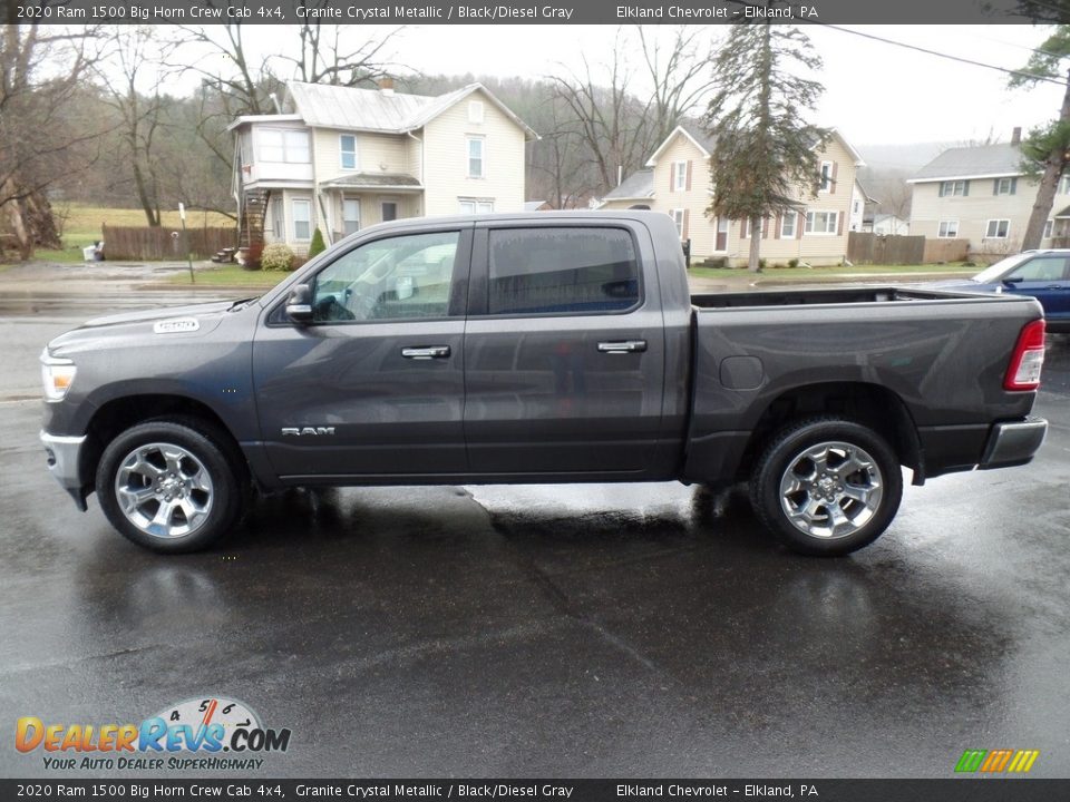 2020 Ram 1500 Big Horn Crew Cab 4x4 Granite Crystal Metallic / Black/Diesel Gray Photo #11