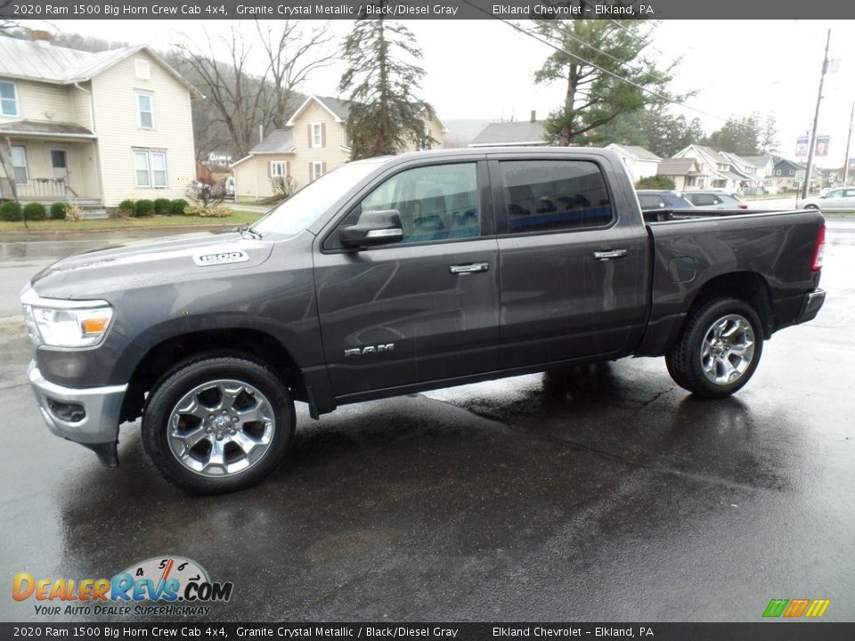 2020 Ram 1500 Big Horn Crew Cab 4x4 Granite Crystal Metallic / Black/Diesel Gray Photo #12
