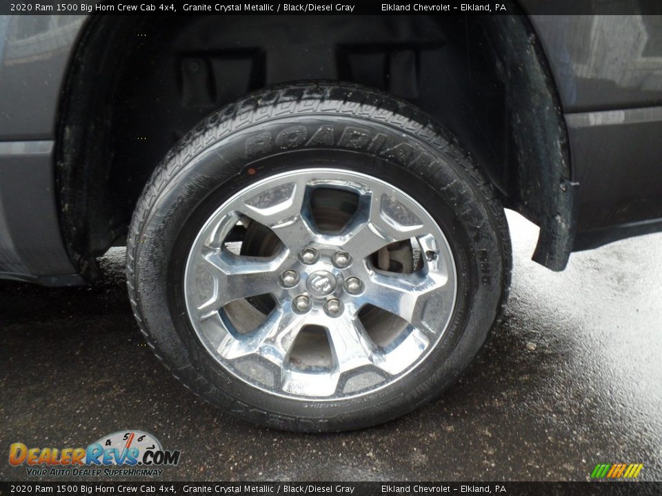 2020 Ram 1500 Big Horn Crew Cab 4x4 Granite Crystal Metallic / Black/Diesel Gray Photo #13