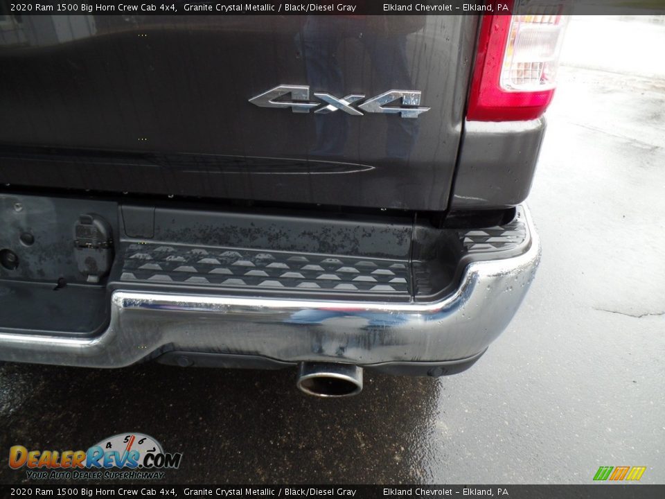 2020 Ram 1500 Big Horn Crew Cab 4x4 Granite Crystal Metallic / Black/Diesel Gray Photo #15