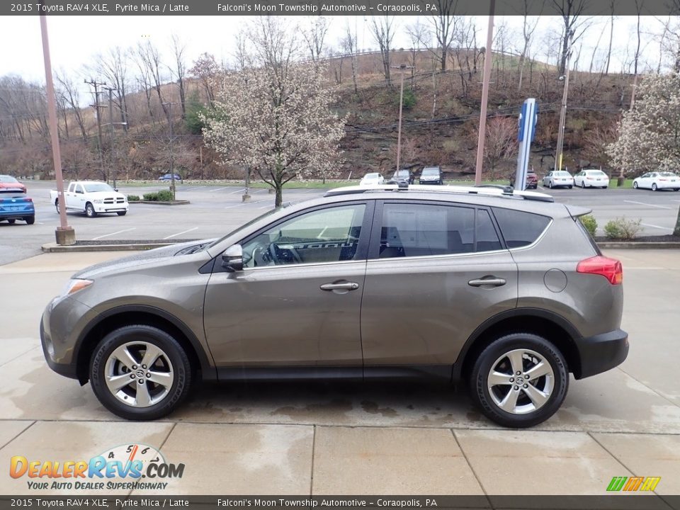 2015 Toyota RAV4 XLE Pyrite Mica / Latte Photo #6