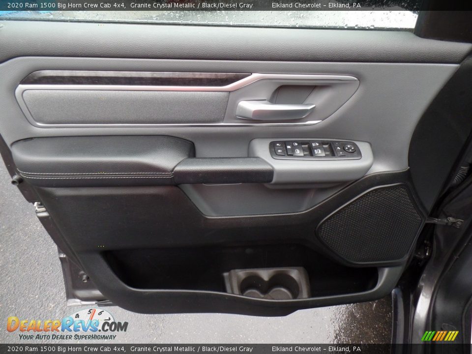 2020 Ram 1500 Big Horn Crew Cab 4x4 Granite Crystal Metallic / Black/Diesel Gray Photo #18