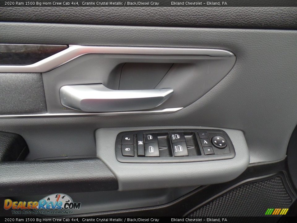 2020 Ram 1500 Big Horn Crew Cab 4x4 Granite Crystal Metallic / Black/Diesel Gray Photo #19