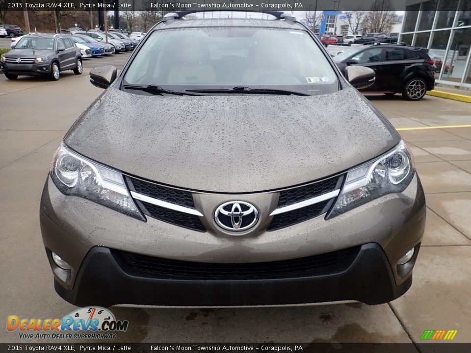 2015 Toyota RAV4 XLE Pyrite Mica / Latte Photo #8