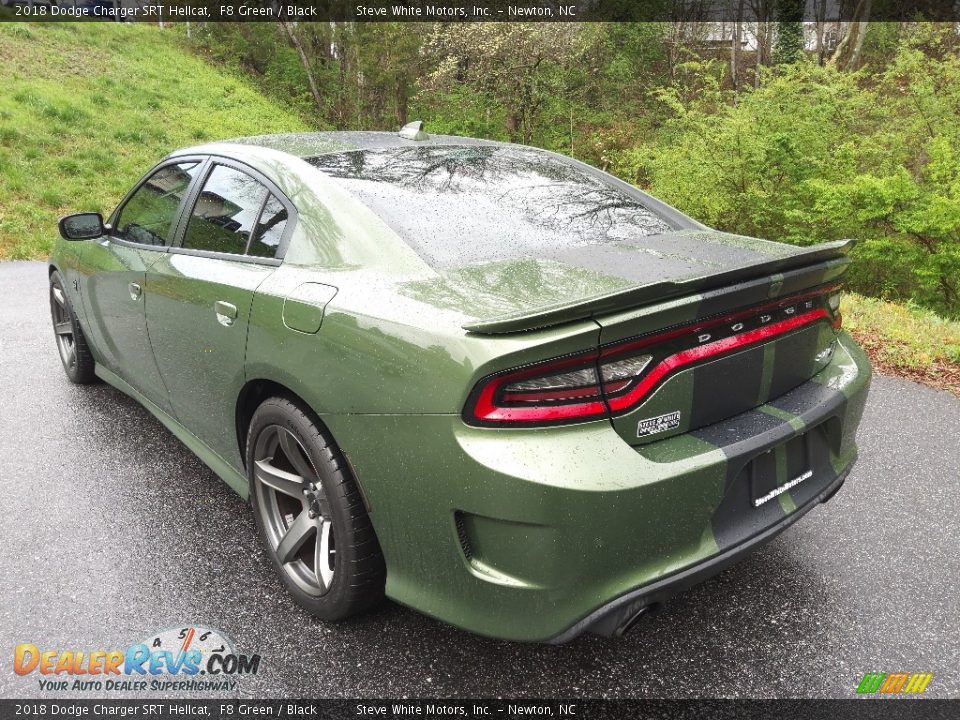 2018 Dodge Charger SRT Hellcat F8 Green / Black Photo #8