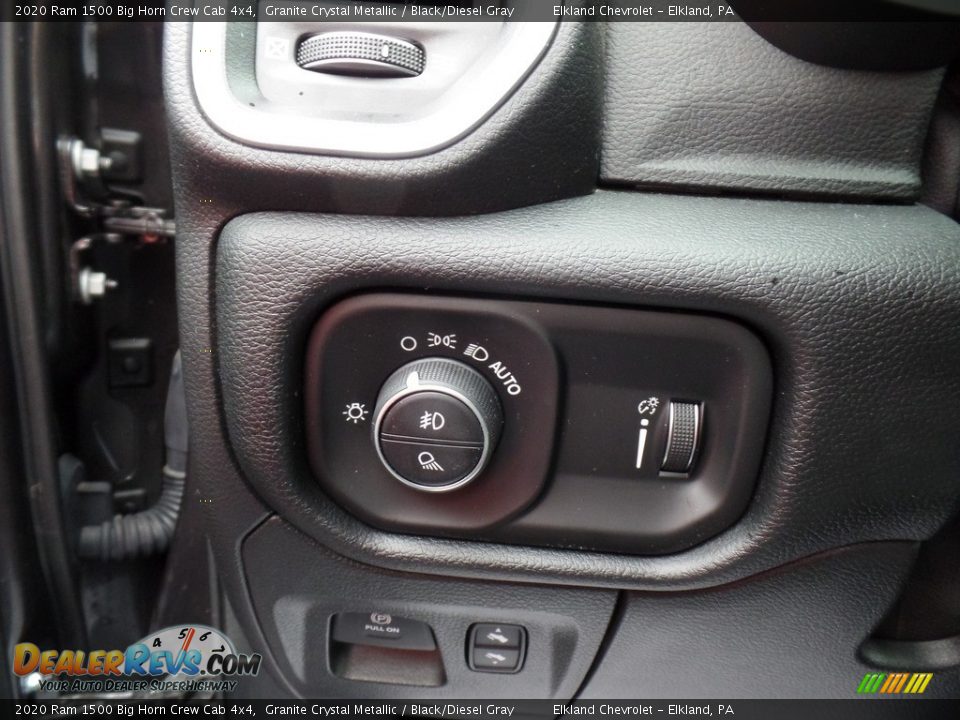 2020 Ram 1500 Big Horn Crew Cab 4x4 Granite Crystal Metallic / Black/Diesel Gray Photo #25