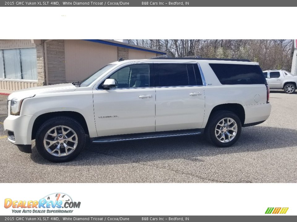 2015 GMC Yukon XL SLT 4WD White Diamond Tricoat / Cocoa/Dune Photo #1