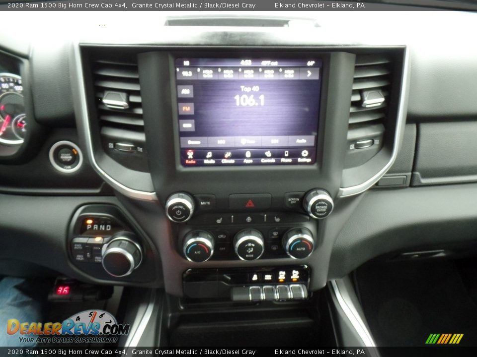 2020 Ram 1500 Big Horn Crew Cab 4x4 Granite Crystal Metallic / Black/Diesel Gray Photo #30