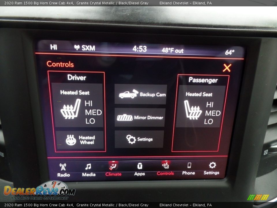 2020 Ram 1500 Big Horn Crew Cab 4x4 Granite Crystal Metallic / Black/Diesel Gray Photo #33