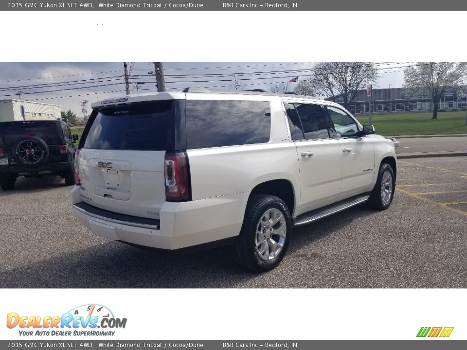 2015 GMC Yukon XL SLT 4WD White Diamond Tricoat / Cocoa/Dune Photo #5