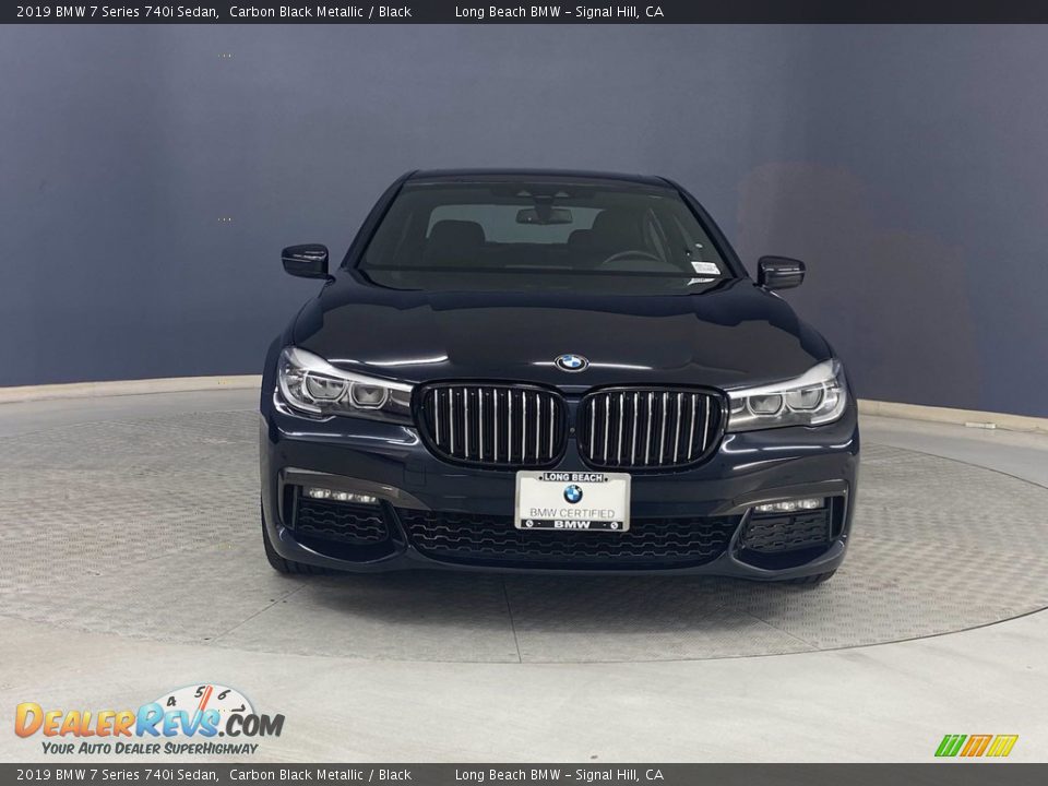 2019 BMW 7 Series 740i Sedan Carbon Black Metallic / Black Photo #2