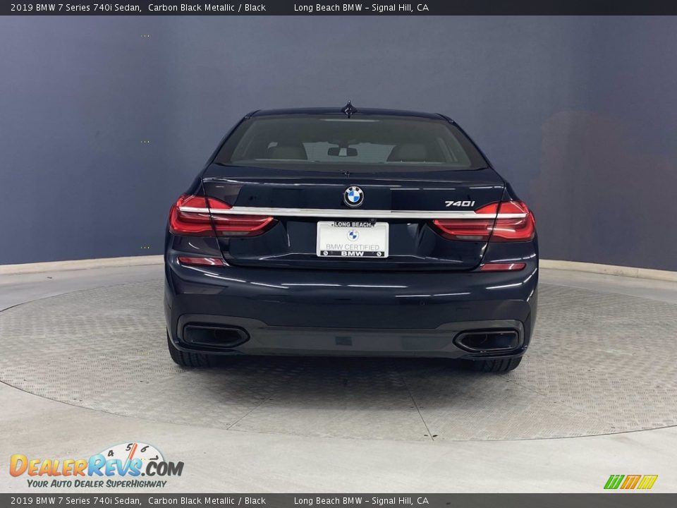 2019 BMW 7 Series 740i Sedan Carbon Black Metallic / Black Photo #4