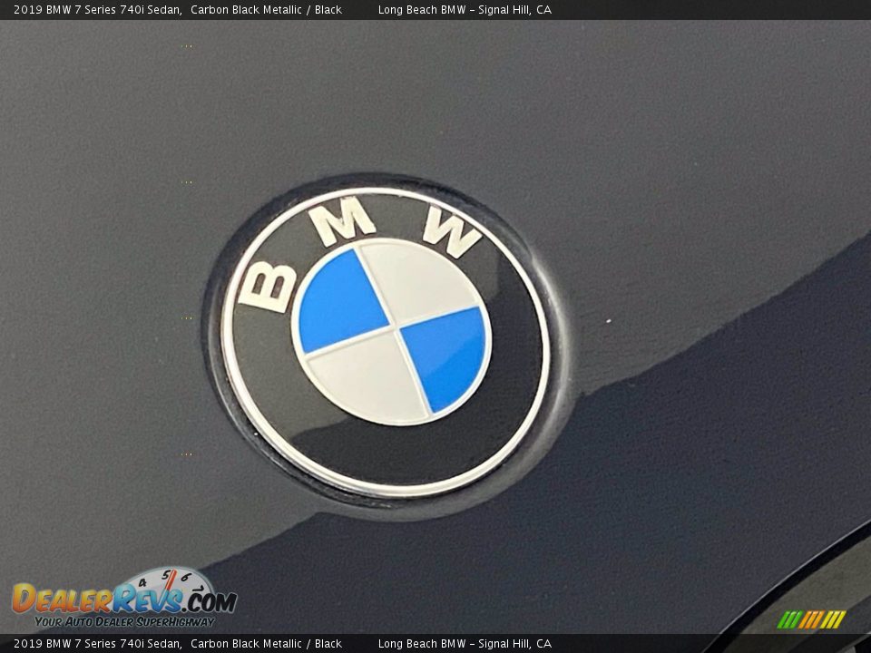 2019 BMW 7 Series 740i Sedan Carbon Black Metallic / Black Photo #7