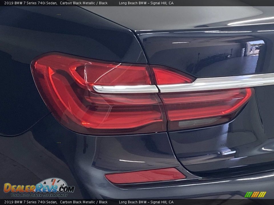 2019 BMW 7 Series 740i Sedan Carbon Black Metallic / Black Photo #8