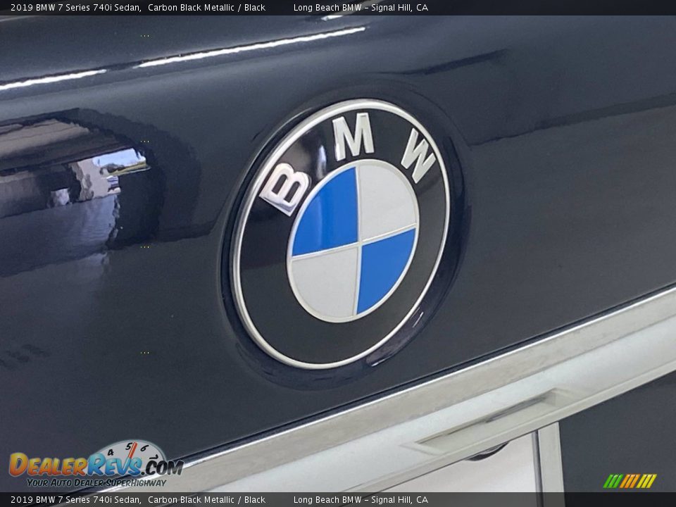 2019 BMW 7 Series 740i Sedan Carbon Black Metallic / Black Photo #9