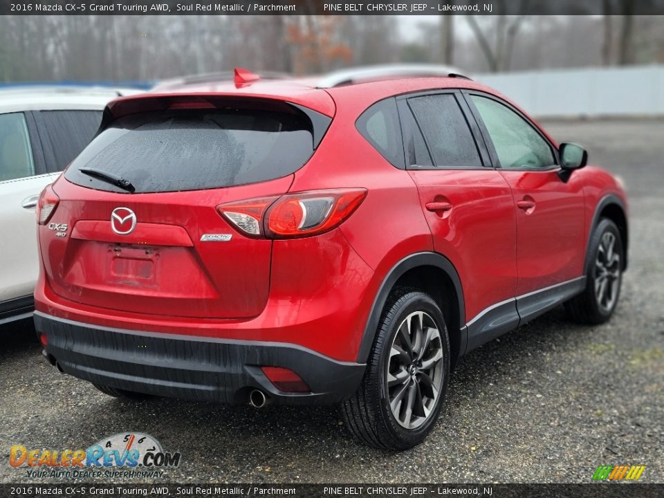 2016 Mazda CX-5 Grand Touring AWD Soul Red Metallic / Parchment Photo #3