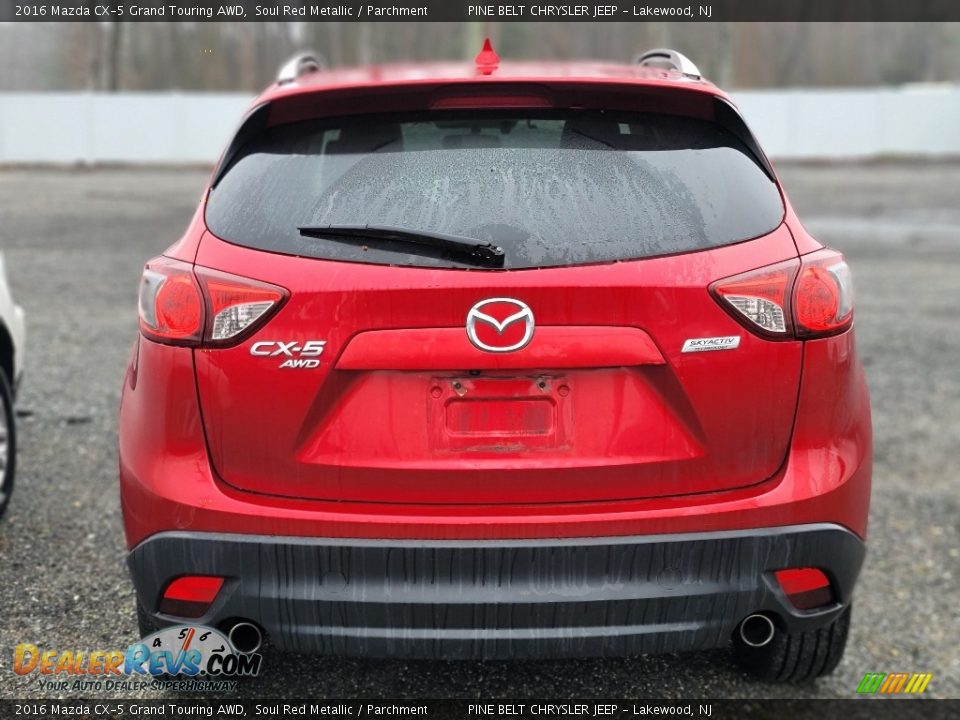 2016 Mazda CX-5 Grand Touring AWD Soul Red Metallic / Parchment Photo #4