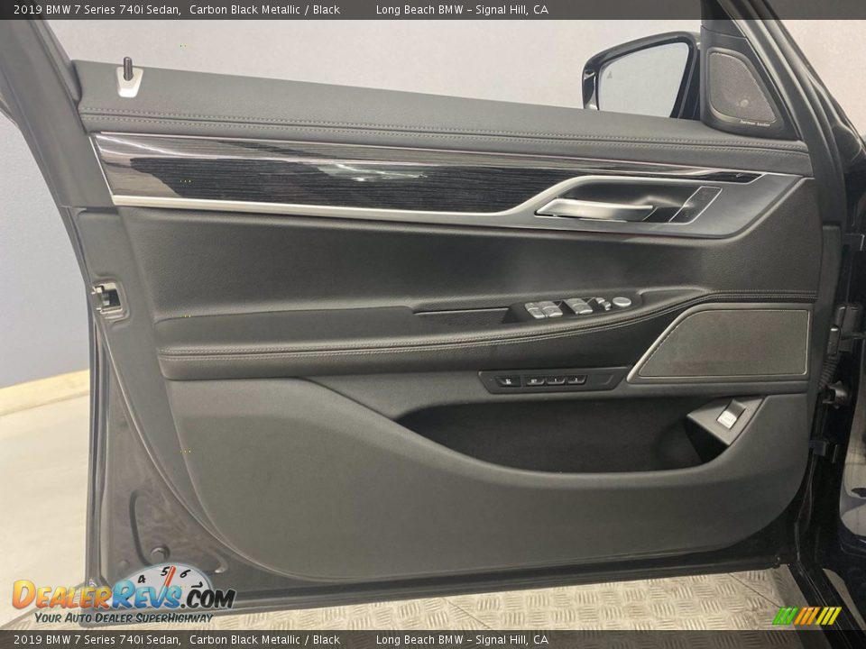 2019 BMW 7 Series 740i Sedan Carbon Black Metallic / Black Photo #12