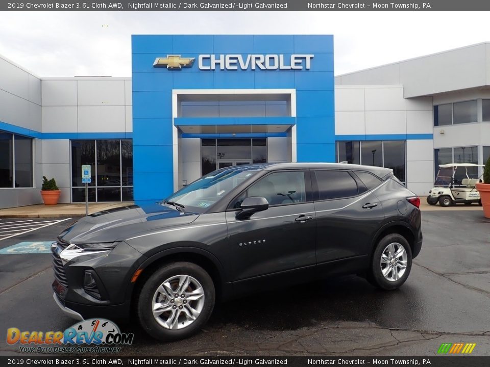 2019 Chevrolet Blazer 3.6L Cloth AWD Nightfall Metallic / Dark Galvanized/­Light Galvanized Photo #1