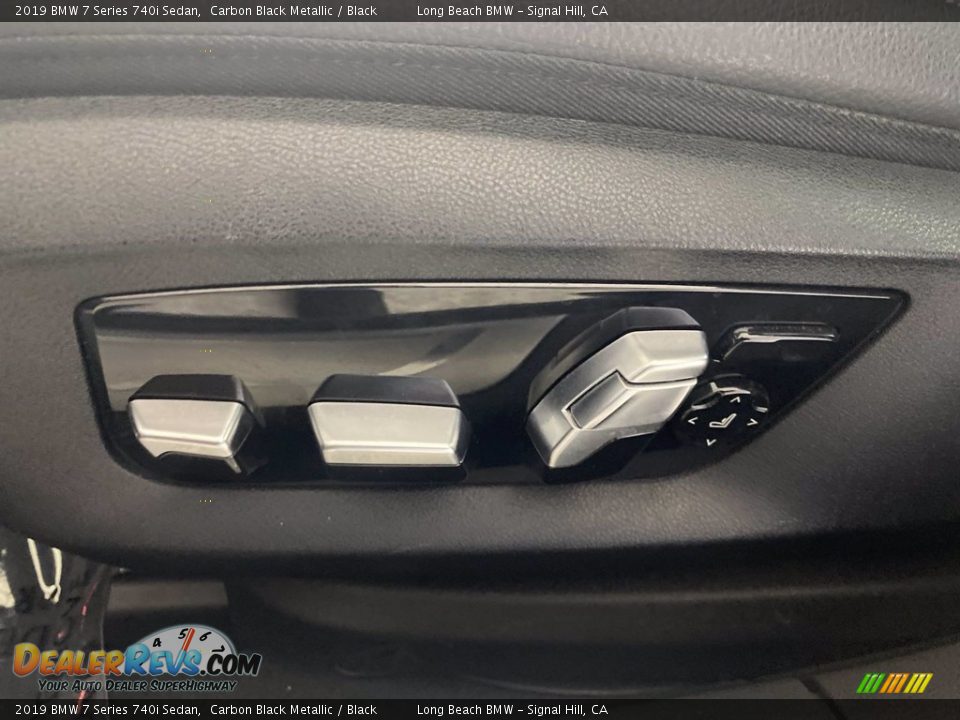 2019 BMW 7 Series 740i Sedan Carbon Black Metallic / Black Photo #14