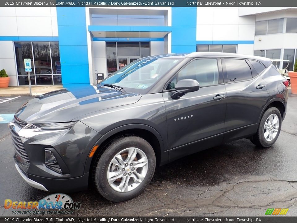 2019 Chevrolet Blazer 3.6L Cloth AWD Nightfall Metallic / Dark Galvanized/­Light Galvanized Photo #3