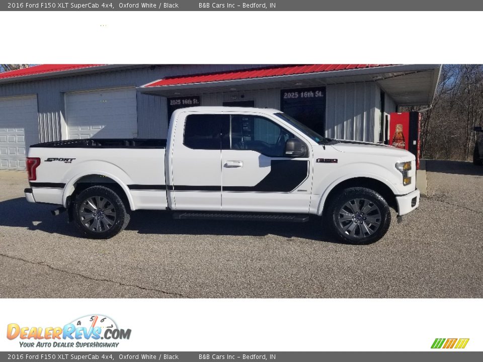 2016 Ford F150 XLT SuperCab 4x4 Oxford White / Black Photo #1