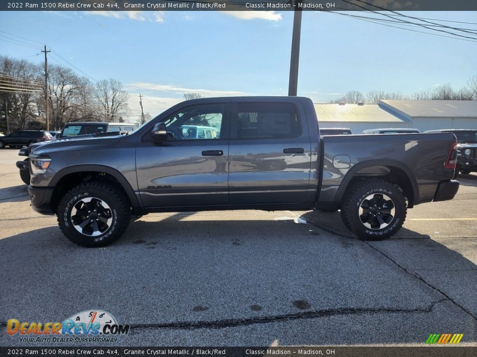 Granite Crystal Metallic 2022 Ram 1500 Rebel Crew Cab 4x4 Photo #8