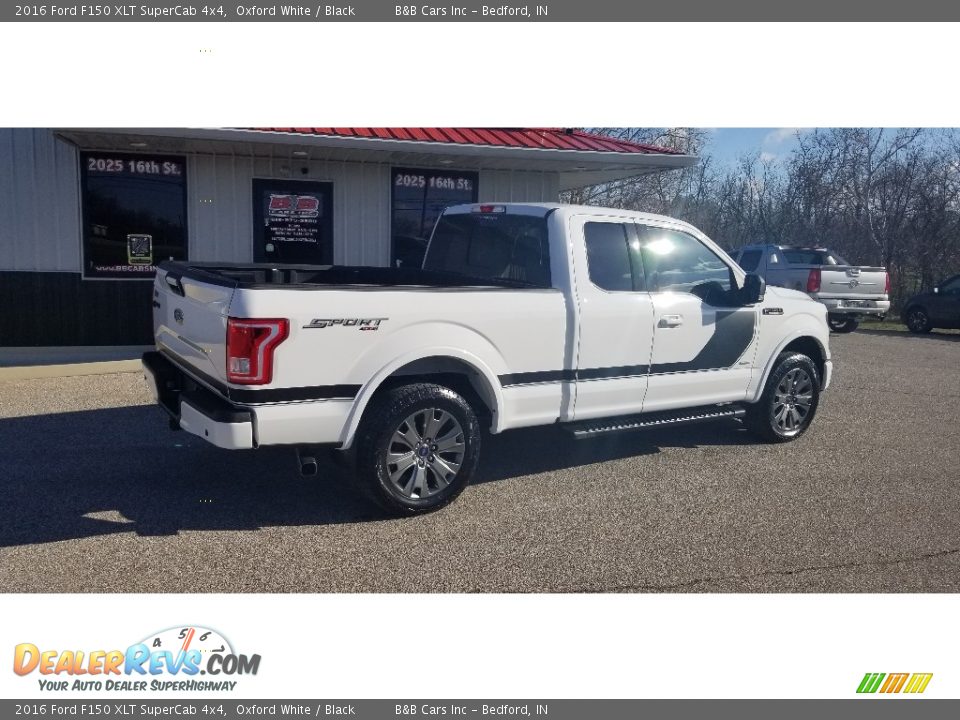 2016 Ford F150 XLT SuperCab 4x4 Oxford White / Black Photo #2