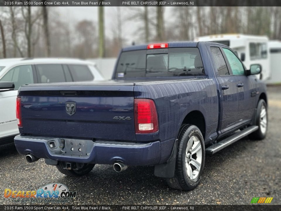 2016 Ram 1500 Sport Crew Cab 4x4 True Blue Pearl / Black Photo #3